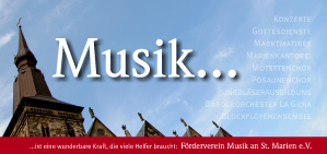 Folder Förderverein Musik an St. Marien